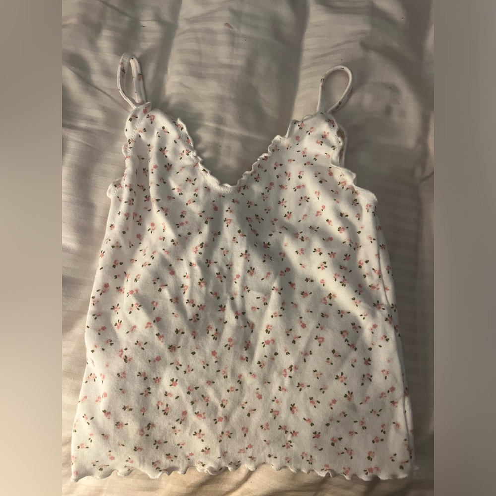 Brandy Melville Floral Tank Top